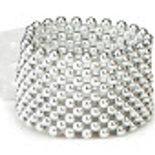 Classic Corsage Bracelet Silver