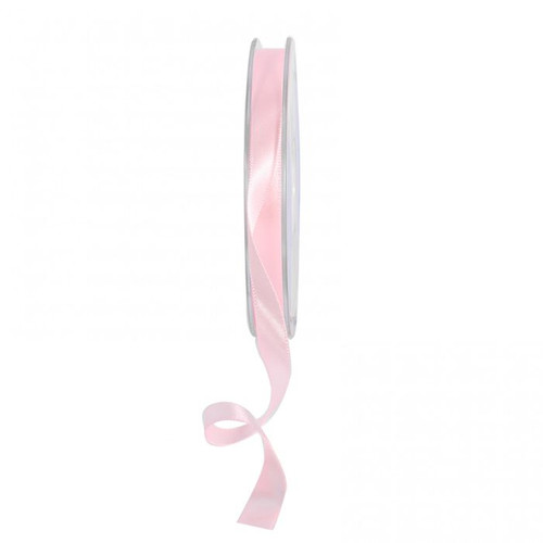 Double Face Satin Ribbon 10mm Soft Pink 20m