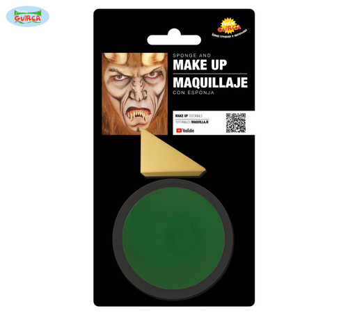 Makeup with Sponge Dark Green 9g