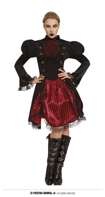 Gothic Lady Steampunk Adult Large Size 42 to 44
