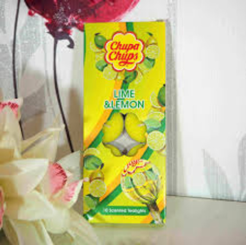 Chupa Chups x10 Tealights Lemon and Lime