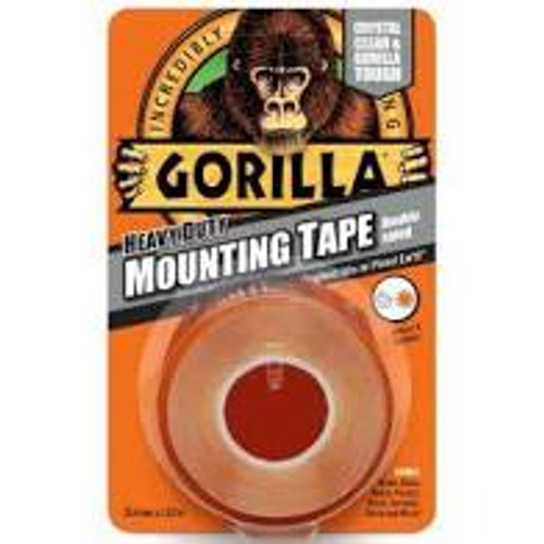 Gorilla Mounting Tape Crystal Clear