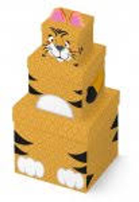 Plush Tiger Box 3 Pc