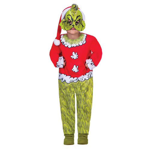 The Grinch Costume Age 8 to 10 Years