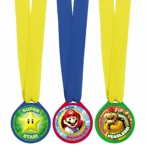 Super Mario Award Medals Pk12 