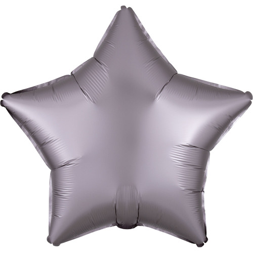 H100 18in Star Foil Balloon Satin Greige