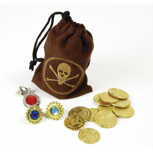 Pirate Pouch with Coins