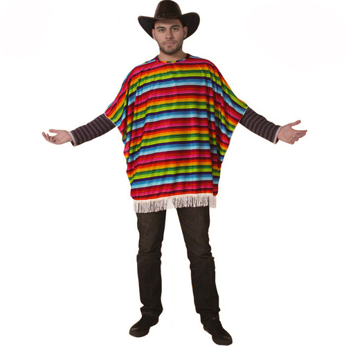 Mexican Poncho Adult One Size