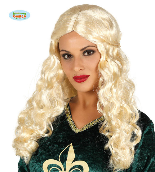 Long Blonde Wavy Wig with Braid in Box