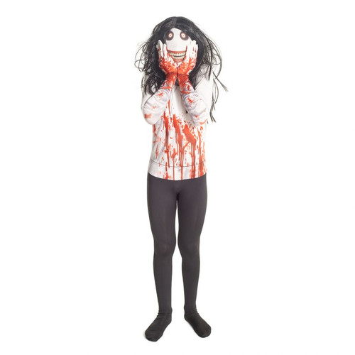 Jeff the Killer Kids Morphsuit Medium Age 7 to 8