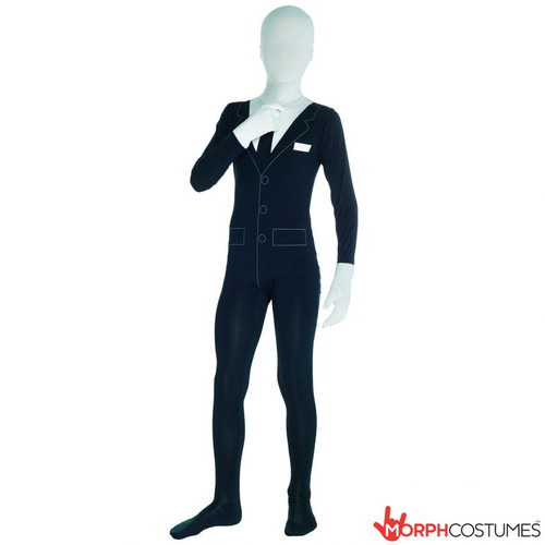 Slender Man Kids Morphsuit Medium Age 7 to 8