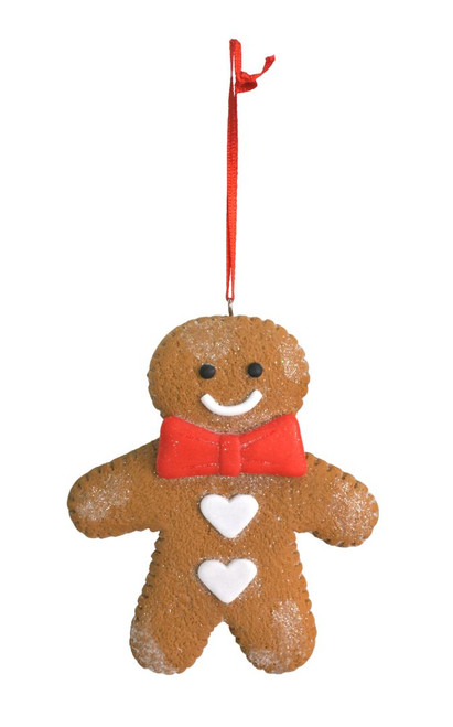 HANG DECO GINGERBREAD MAN GLITTER