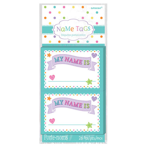 Baby Shower Name Tags PK26