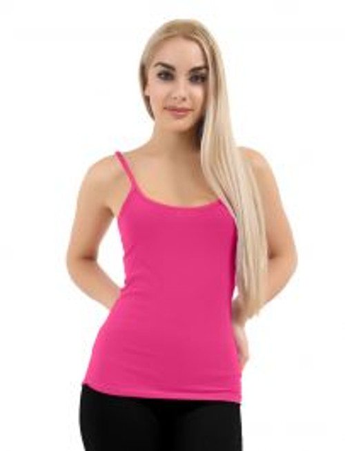 Vest Top Neon Pink Size 14