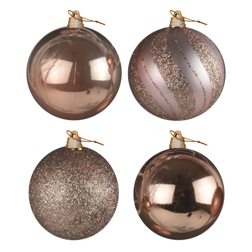 Luxury Baubles Rose Gold 4x15cm