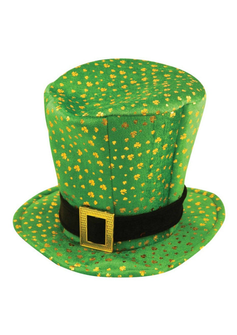 St Patricks Irish Shamrock Buckle Hat