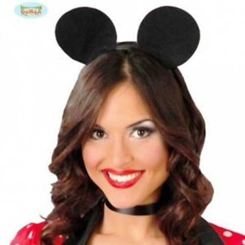 Mouse Ears Black Fabric