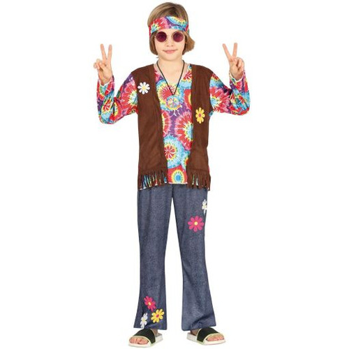 Hippie Boy Peace Age 10 to 12 Years