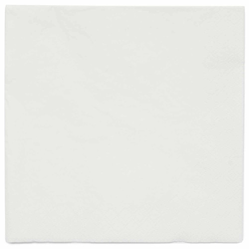 Lunch Napkins 33cm Pk20 3Ply Coconut White