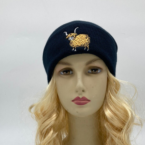 Wooly Hat with Scotland Embroidery HAT030