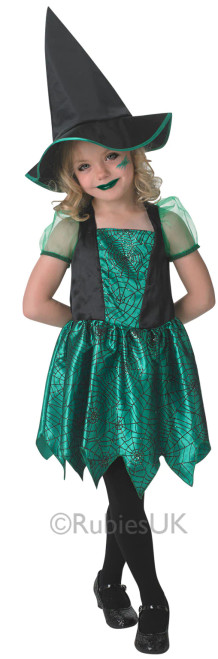 Green Spider Witch S Age 3 to 4 Years