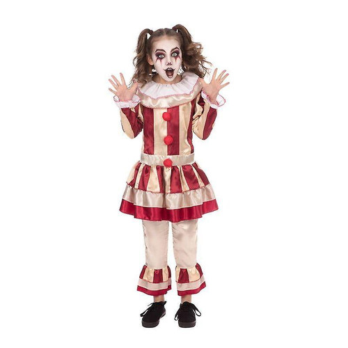 Carnevil Clown Large 128 to 140cm Age 8 to 10