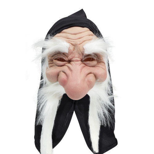 Gnome Mask Hood White Beard