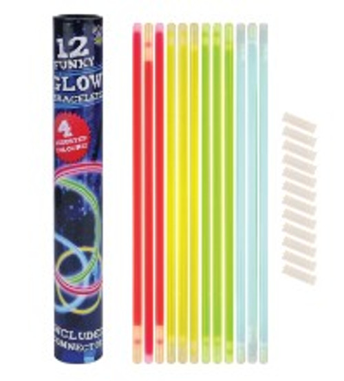 Glow Bracelets Pk12 Neon Colours