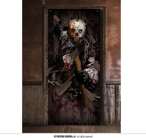Halloween Door Decoration Murderer 80x180cm