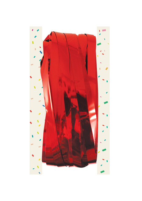 Door Curtain Red 92x244cm