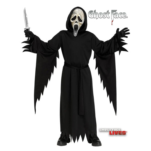 Deluxe Ghost Face Aged Scream IV Age 8 to 10 Years