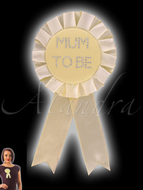 Award Ribbon Mum To Be Yellow