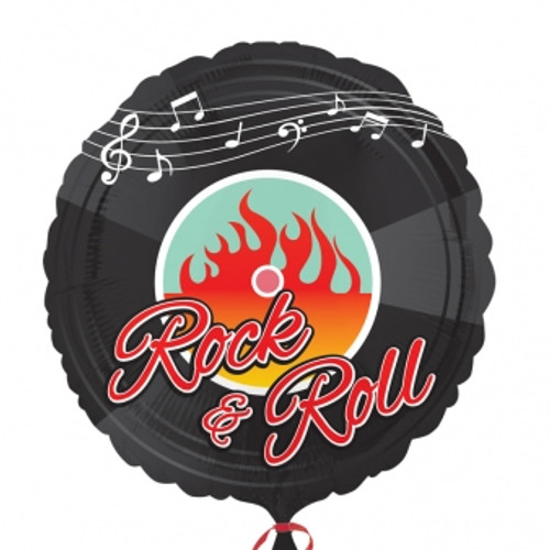 H100 18in Foil Balloon 50s Rock n Roll