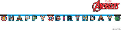 Avengers Paper Letter Banner 1.2m