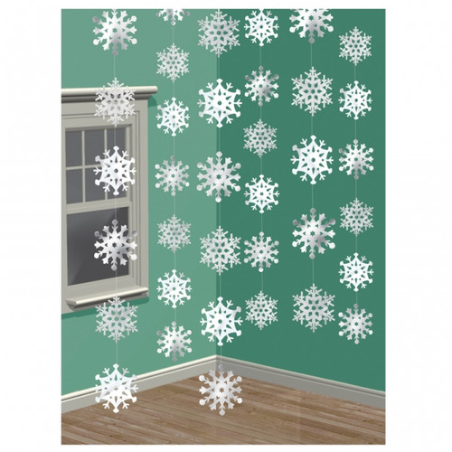 Snowflake String Foil Decoration