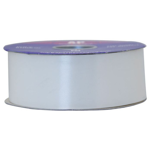 50m Polytear Ribbon Snowwhite 