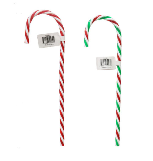 DECO CANDY CANE 30cm Choose from 2 assorted styles