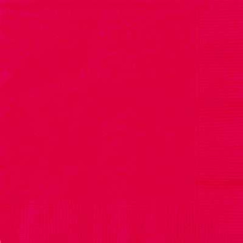 Lunch Napkins Red Pk20 2Ply