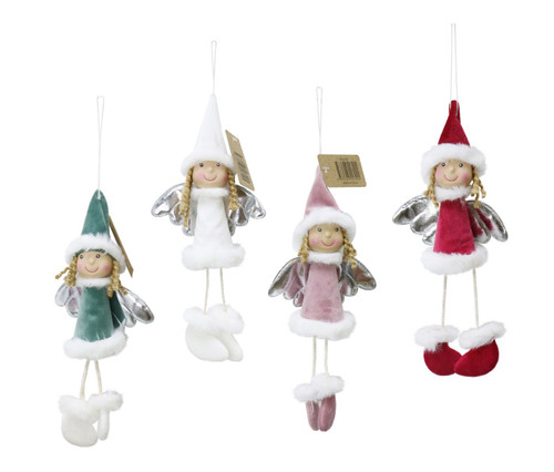 CHRISTMAS ANGEL DECORATION Choose from 4 assorted styles