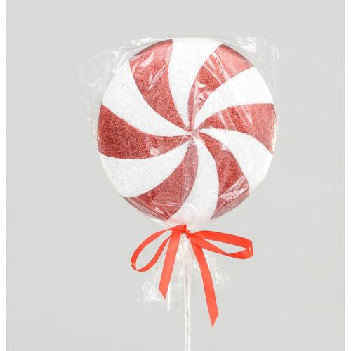 Candy Spiral Foam Spray Red White 61cm
