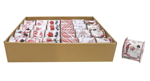 RIBBON PRINTED 63mm x 2.7m CHOICE OF 6 STYLES