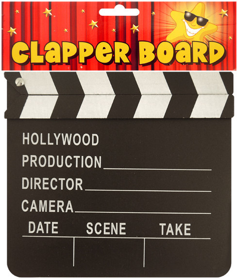 Movie Clapper Board 20cmx18cm