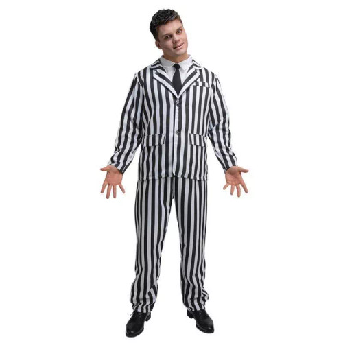 Striped Suit Beetlejuice Medium