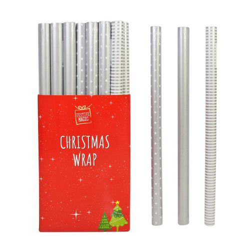 Silver Wrapping Paper 70cm x5m