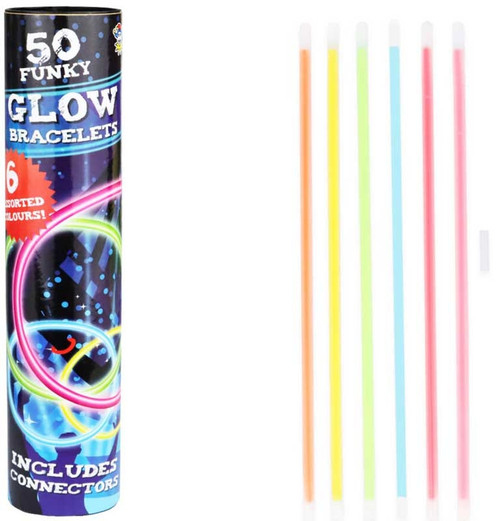 Neon Glow Bracelet Pk50 6 Colours