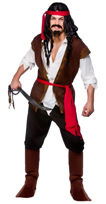 Caribbean Pirate Man Medium