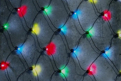 160 LED Net Lights Multicoloured BO