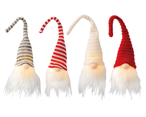 LED Gnome BO 6x7x23cm Choice of 4 Styles