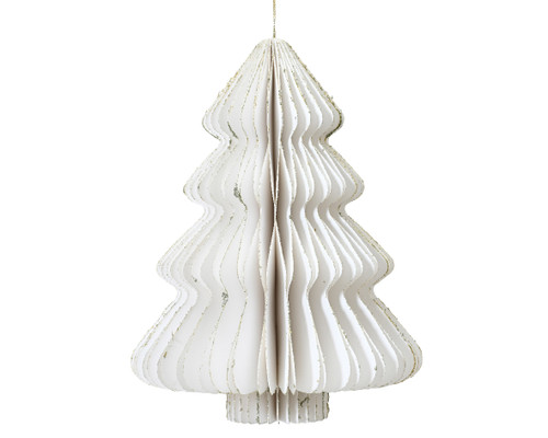 Paper Tree White Decoration 40cm