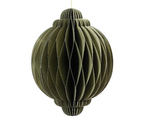 Paper Onion Green Decoration 40cm